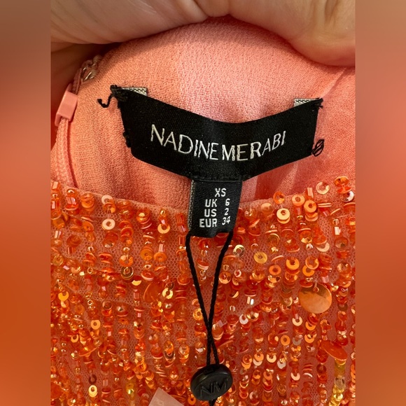 NADINE MERABI Cassie Sunset Dress sz XS NWT - Picture 9 of 11